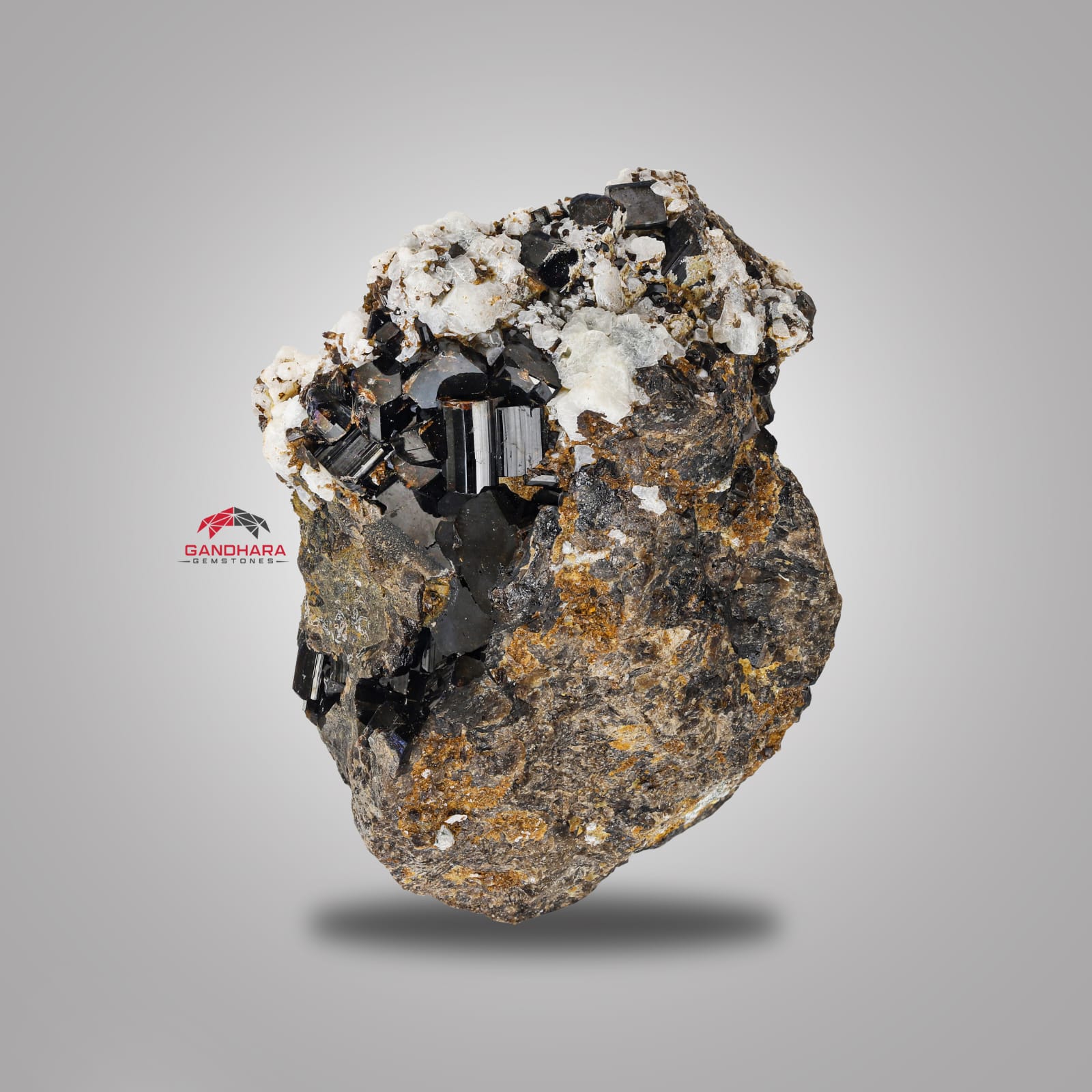 Lusterious Vesuvianite Crystals On Matrix With Albite | Specimen ...