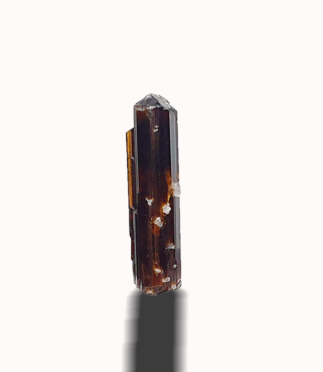 Lustrous Rutile Crystal with White Albite