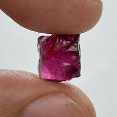 Magenta Red Garnet Facet Rough