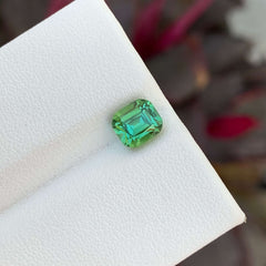 Marvelous Green Cut Tourmaline Gemstone