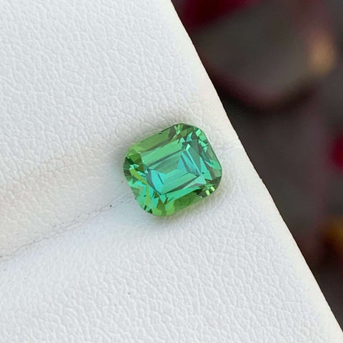 Marvelous Green Cut Tourmaline Gemstone