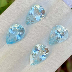 5.80 Carats Aquamarine Pair