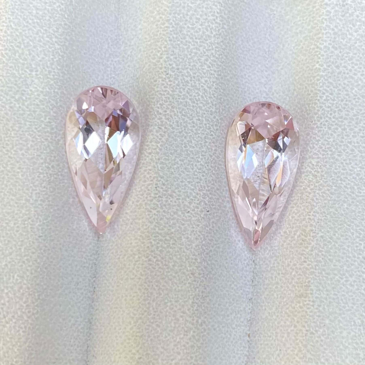 Matching Morganite Pair - 3.30 carat