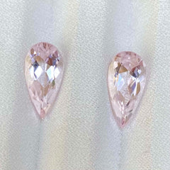 Natural Morganite Pair