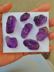 104 Grams Mighty Facet Rough Amethyst Pieces