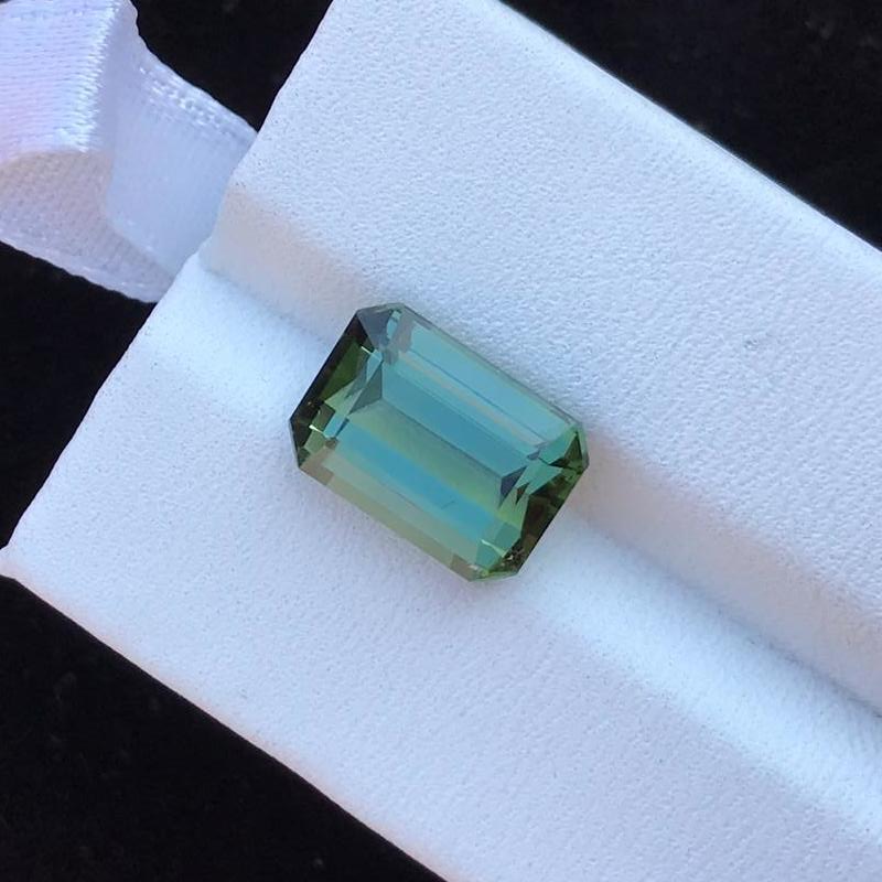 Mint Green Faceted Tourmaline For Sale