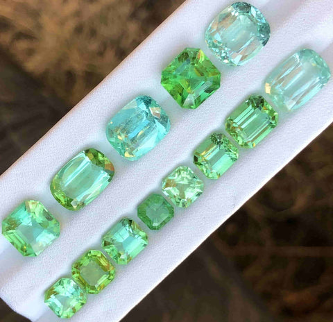 Buy Faceted Tourmaline Lot Online