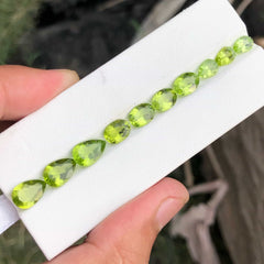 Mix Cuts Faceted Peridot Lot