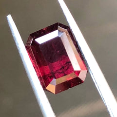 Asscher Cut Rhodolite Garnet