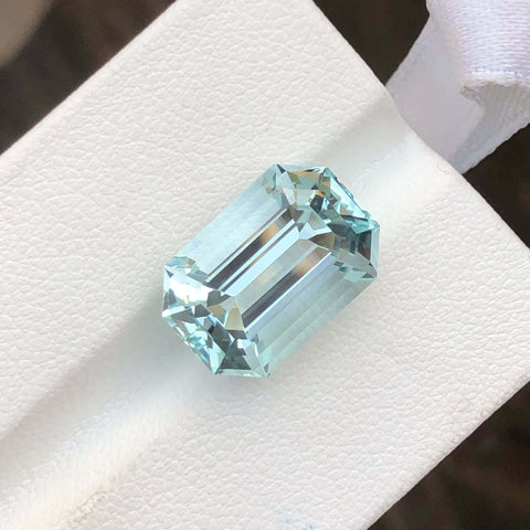 Natural Blue Faceted Aquamarine