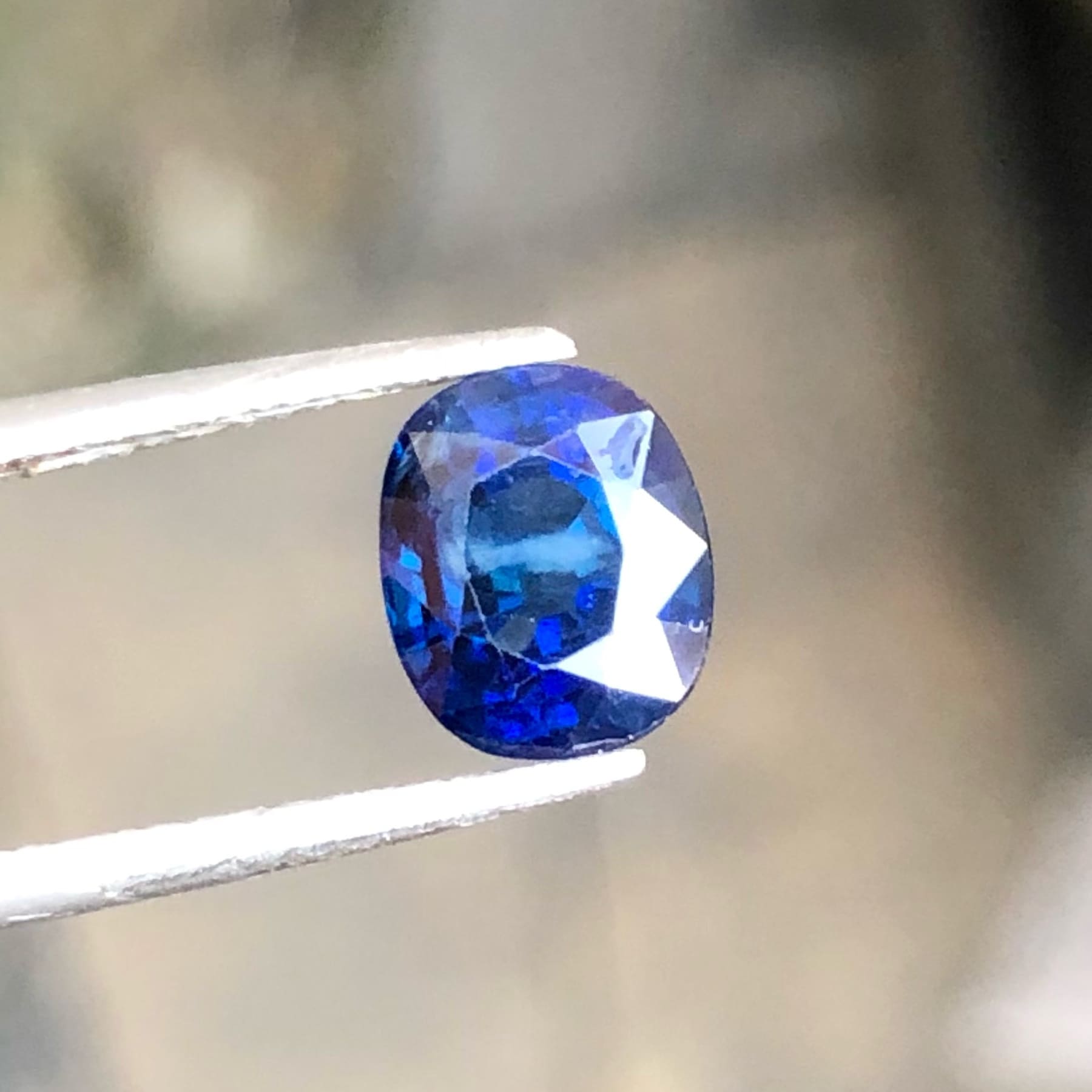 2.09 carats Natural Cobalt Blue Sapphire