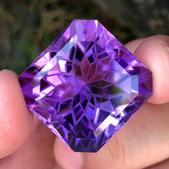 Natural Frosted Purple Amethyst