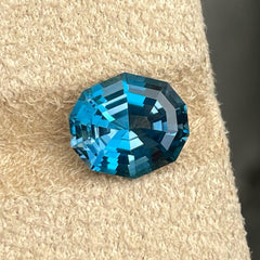 Natural London Blue Topaz Custom Cut