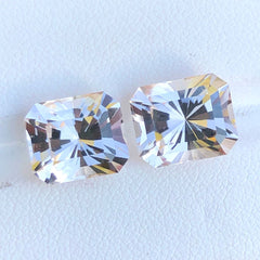 Natural Loose Light Golden Topaz Pair