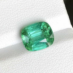 Natural Mint Green Tourmaline Gemstone 4.40 Carats