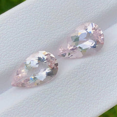 4.40 Carats Morganite Pair