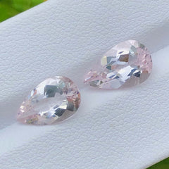 Natural Morganite Pair