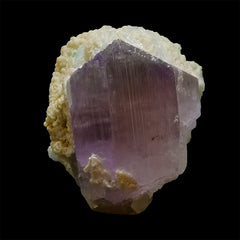 Natural Purple Kunzite Complete Crystal with huge bowl of white Albite - Gandhara Gems