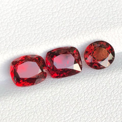 Natural Red Spinel Set