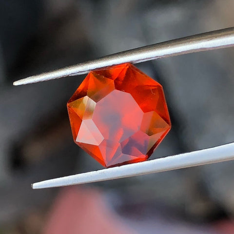 Natural Ring Size Hessonite Garnet for Jewelry