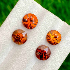 Natural Orange Zircons