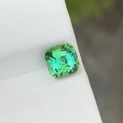 Natural Bluish Green Loose Tourmaline Gem