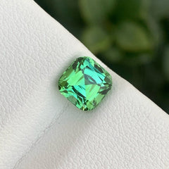 Natural Bluish Green Loose Tourmaline Gem