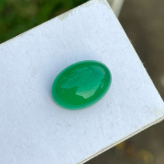 Natural Green Agate Cabochon Gemstone