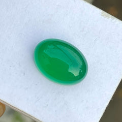 Natural Green Agate Cabochon Gemstone