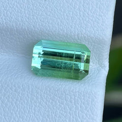 Natural Light Green Loose Tourmaline Gem