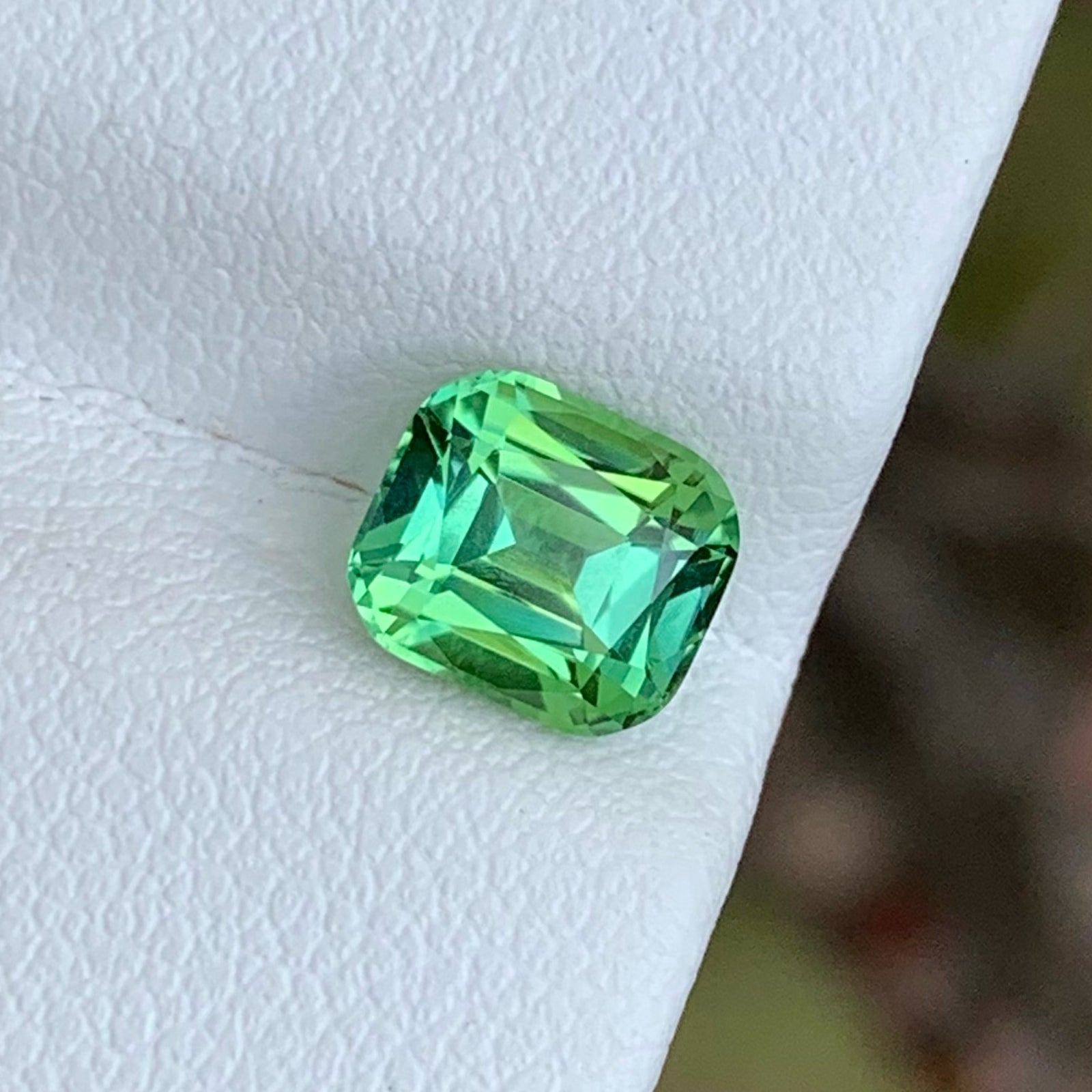 Natural Mint-Green Tourmaline Stone
