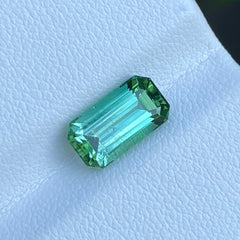 Natural Mint Green Tourmaline Ring