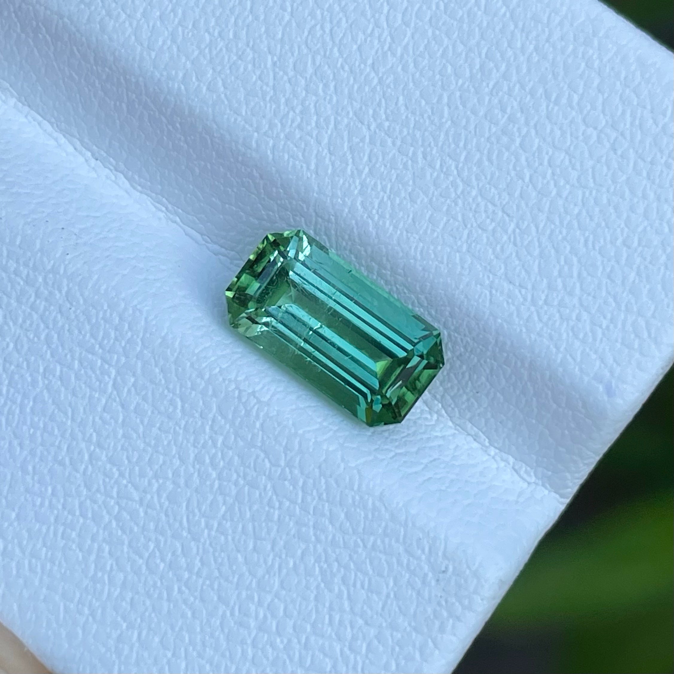 Natural Mint Green Tourmaline Ring