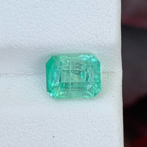 Natural Pastel Green Emerald Gemstone