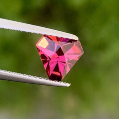 Natural Purplish Red Garnet Gemstone