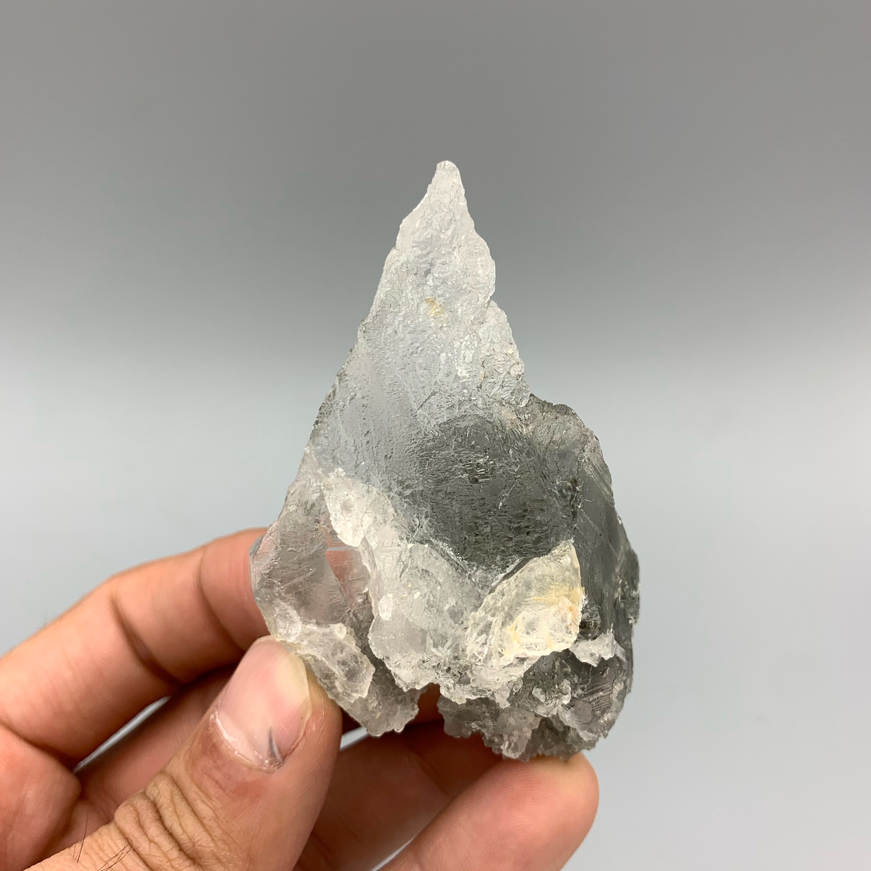 Naturally Etched Quartz With Detail Chlorite Inclusion