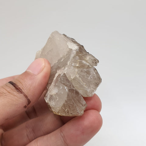 Naturally Modified Smoky Quartz With Magnificent Intergrown Crystals