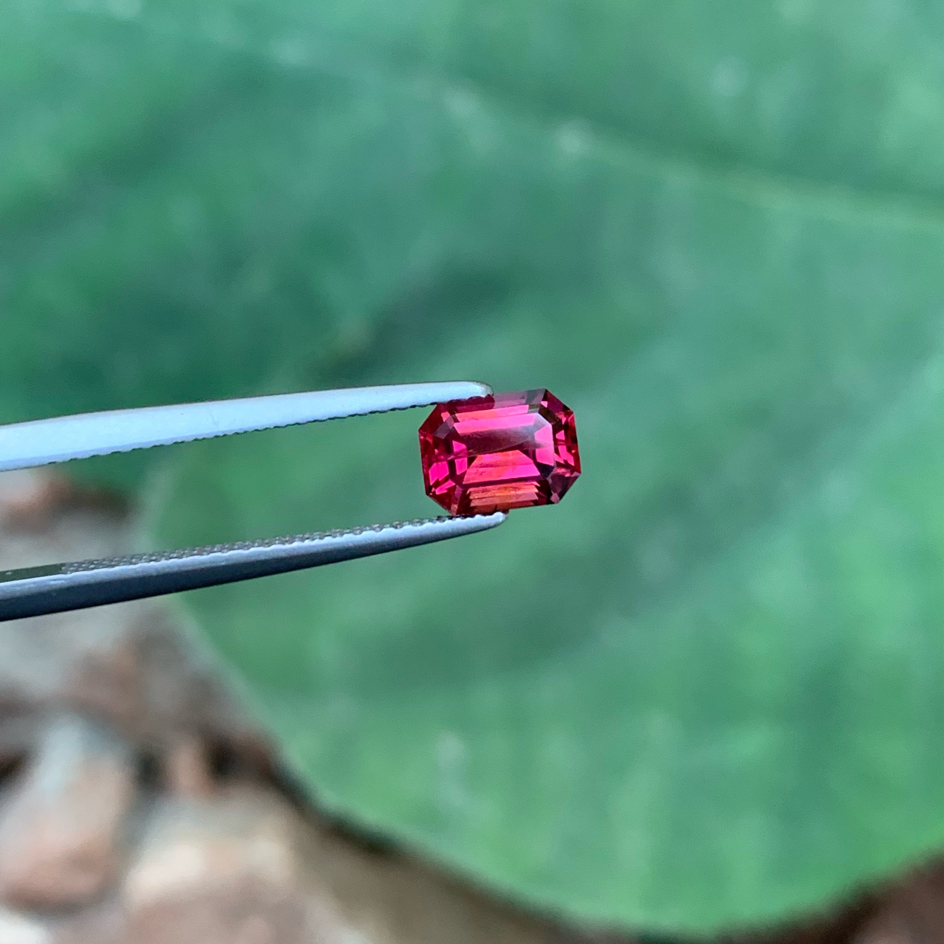 Nicely Pinkish Red Loose Garnet Stone