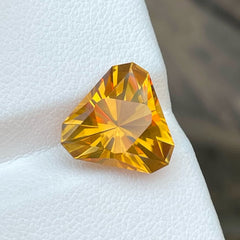 Trilliant Cut Natural Citrine Stone