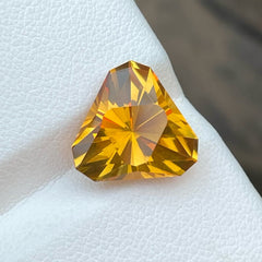 Trilliant Cut Natural Citrine Stone