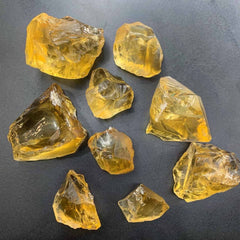 Orange Golden Citrine Facet Rough Lot