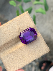 Outstanding Royal Purple Amethyst Gemstone