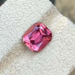 Peachy Pink Natural Tourmaline Stone