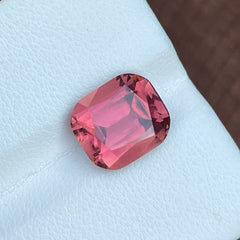 Peachy Pink Natural Tourmaline Stone