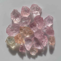 Pink Morganite Facet Rough Lot