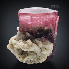 Pink Tourmaline Specimen with Albite Cluster