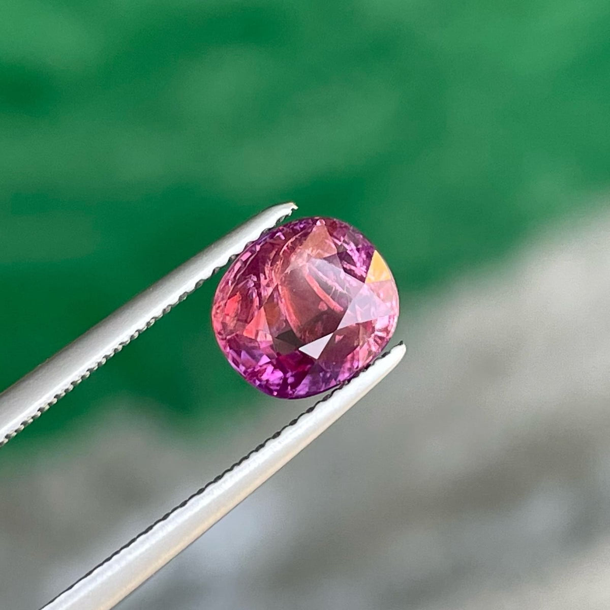 Pinkish Purple Sapphire From Sri Lanka
