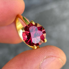 Pinkish Red Natural Garnet Gemstone