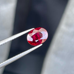 Precious Pigeon Blood Natural Ruby Stone