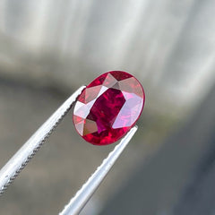 Precious Pigeon Blood Natural Ruby Stone